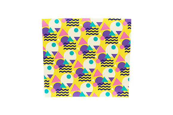 80s Pattern Burst Tumbler Wrap 20 Oz