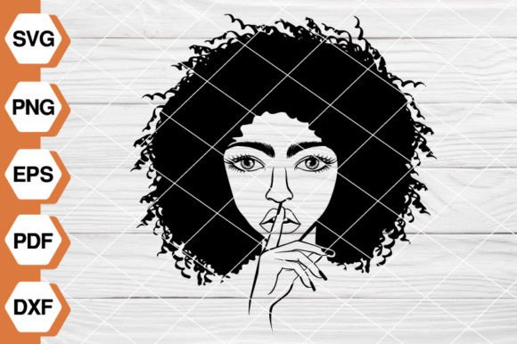 Black Woman SVG EP-57