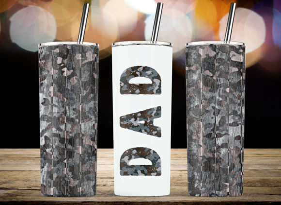 Camouflage Veteran Soldier Grunge Tumbler