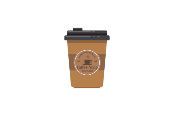 Coffee Cup Desain Vector