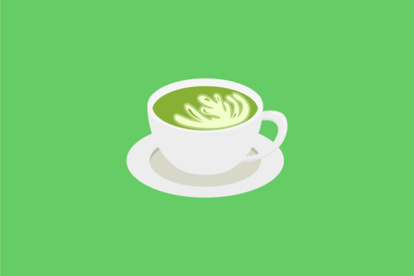 Cup Matcha Tea Icon