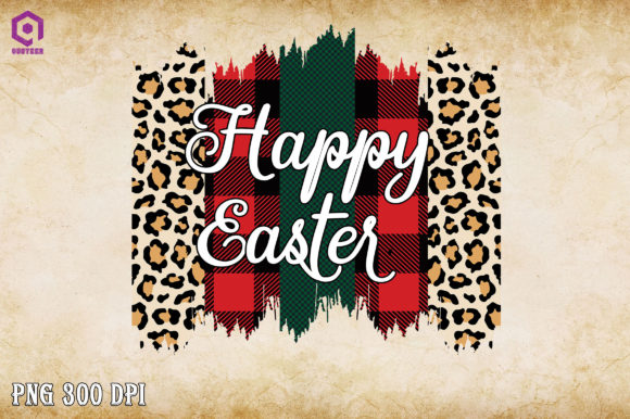 Happy Easter Leopard Sublimation
