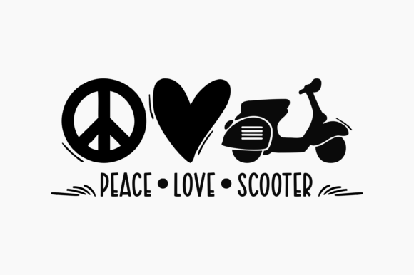 Peace Love Scooter