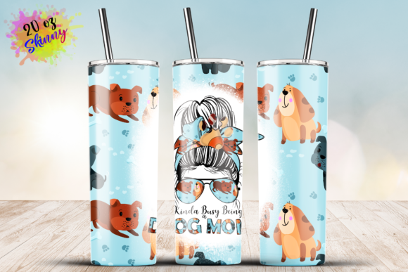 Testing the Dog Mom 20oz Skinny Tumbler Wrap